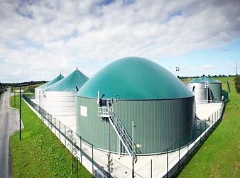 Biogas fabrik