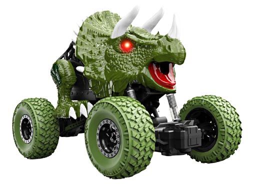 RC dinozaurų automobilis