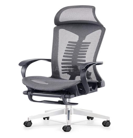 Chaise de Bureau Ergonomique en Maille de Style Moderne 2024 Avec repose-pieds